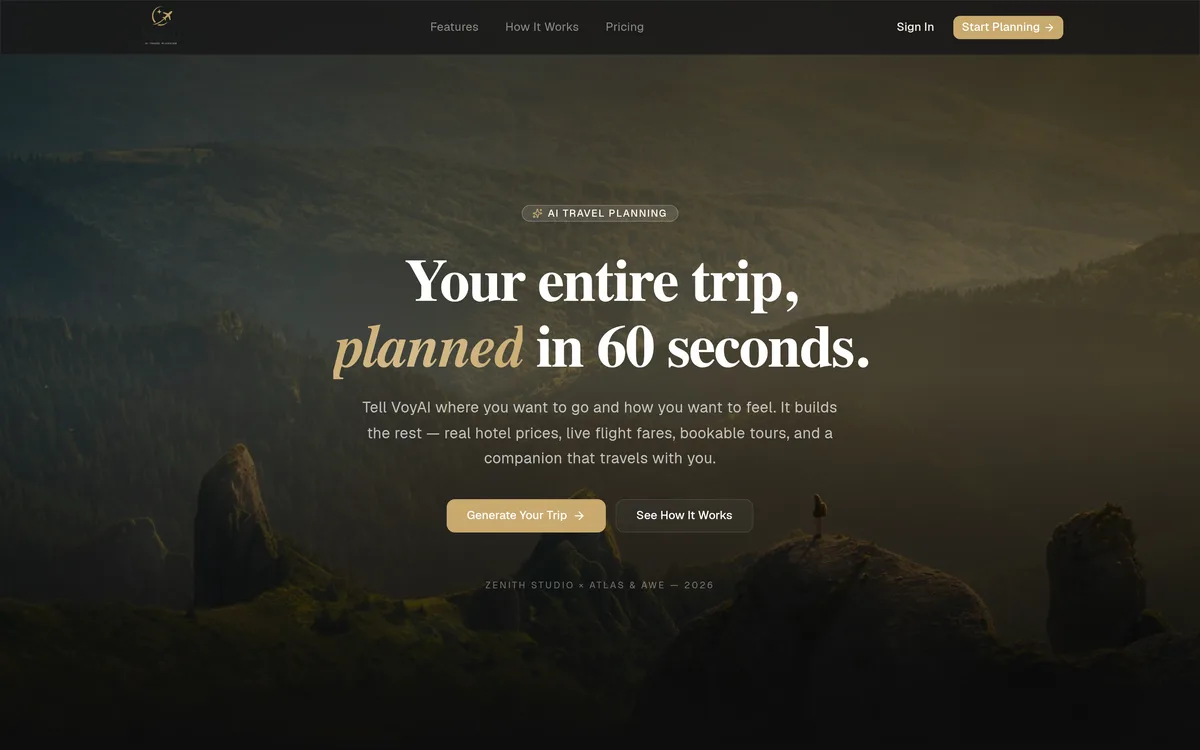 VoyAI website